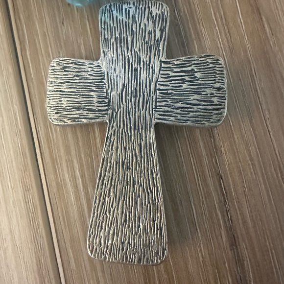 80s Beaded Cross Necklace - Picture 5 of 5
